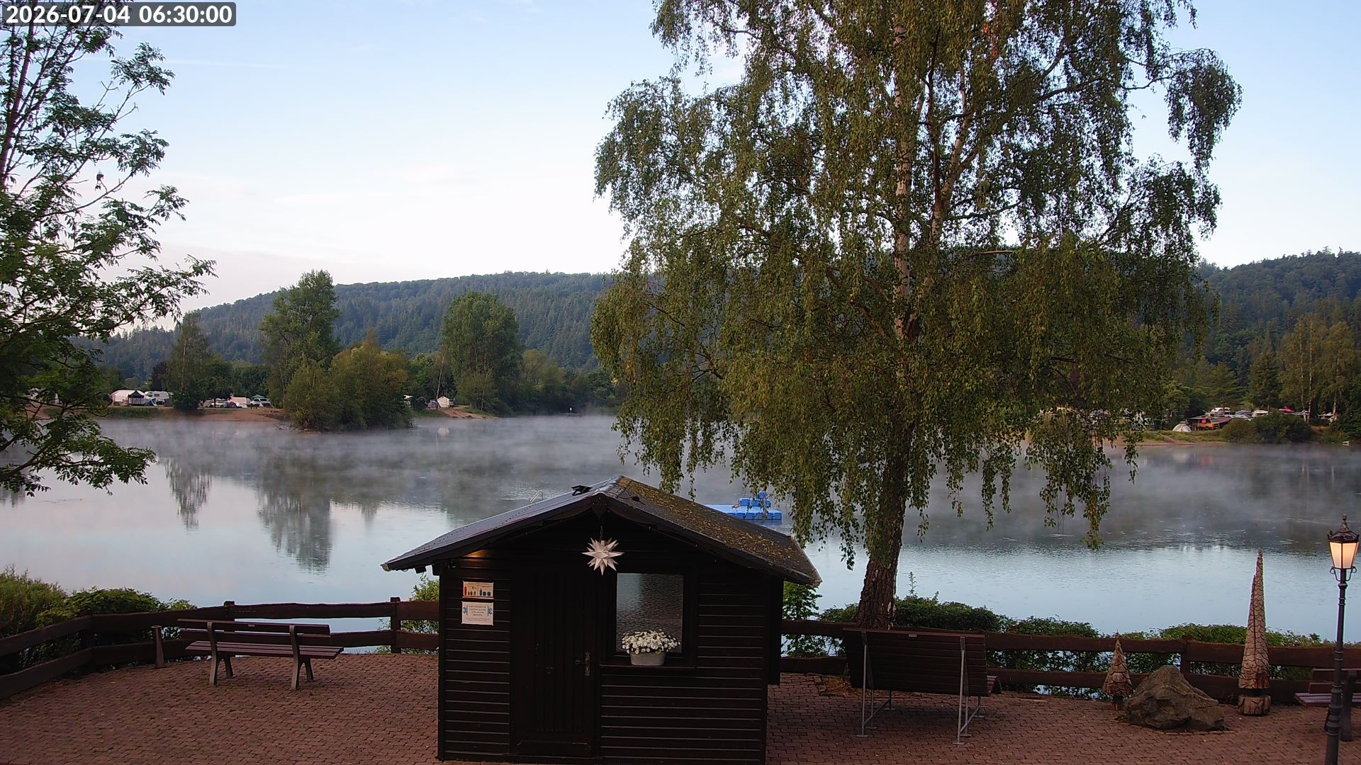 Archiv Foto Webcam Edersee: Campingpark Teichmann