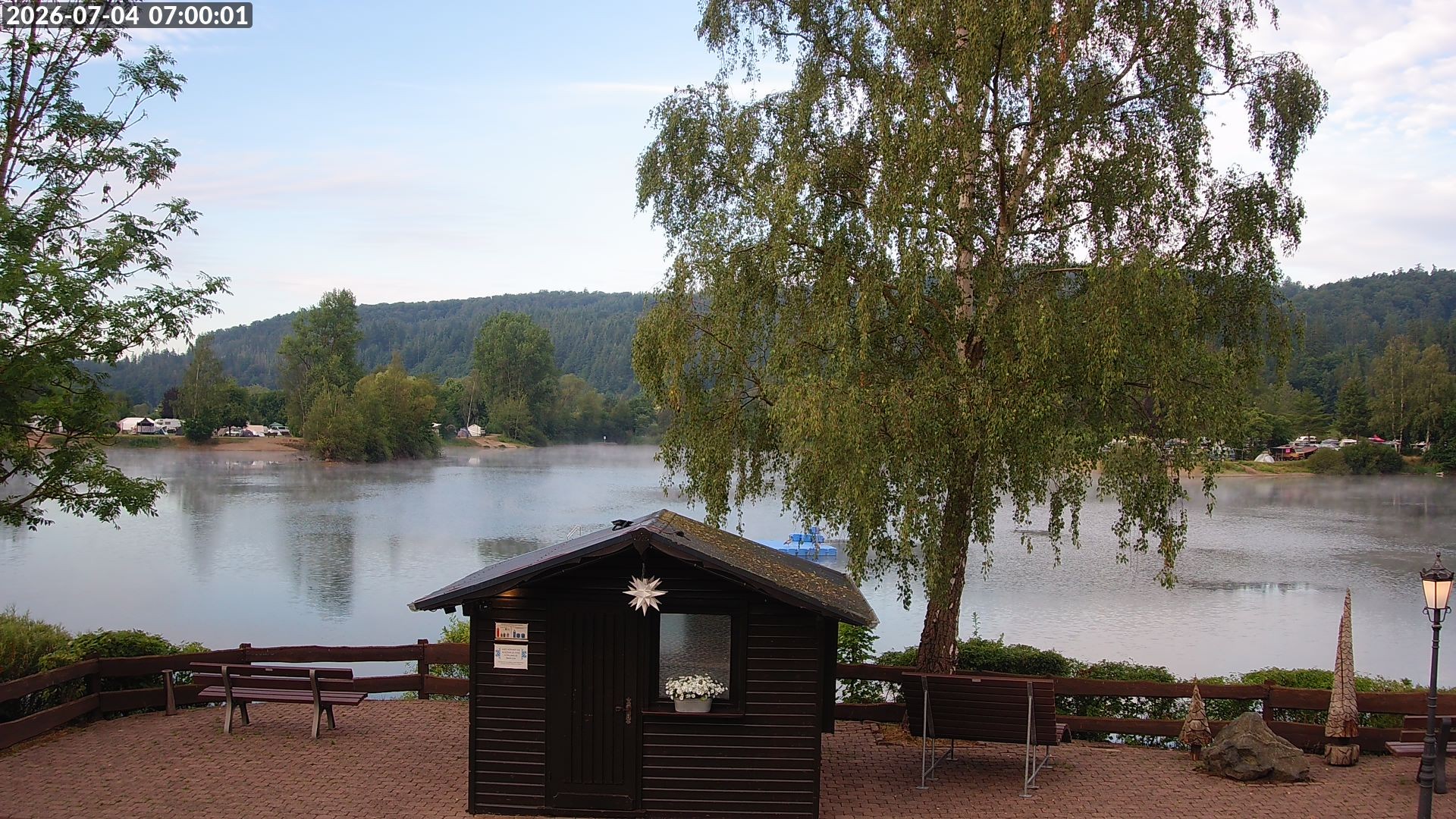 Archiv Foto Webcam Edersee: Campingpark Teichmann