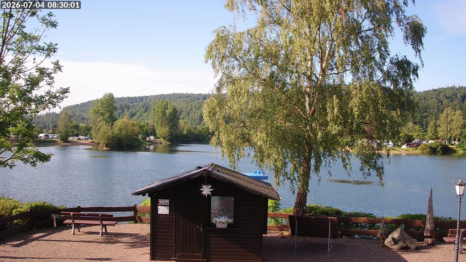 Archiv Foto Webcam Edersee: Campingpark Teichmann