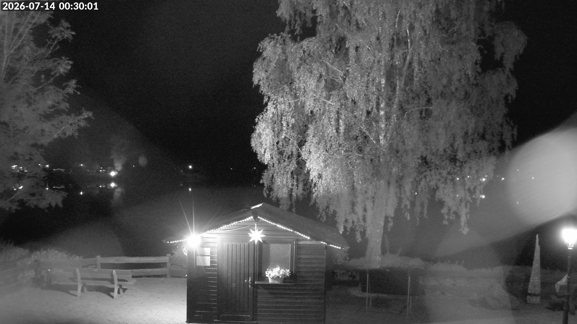 Archived image Webcam Lake Edersee: Camping Park Teichmann
