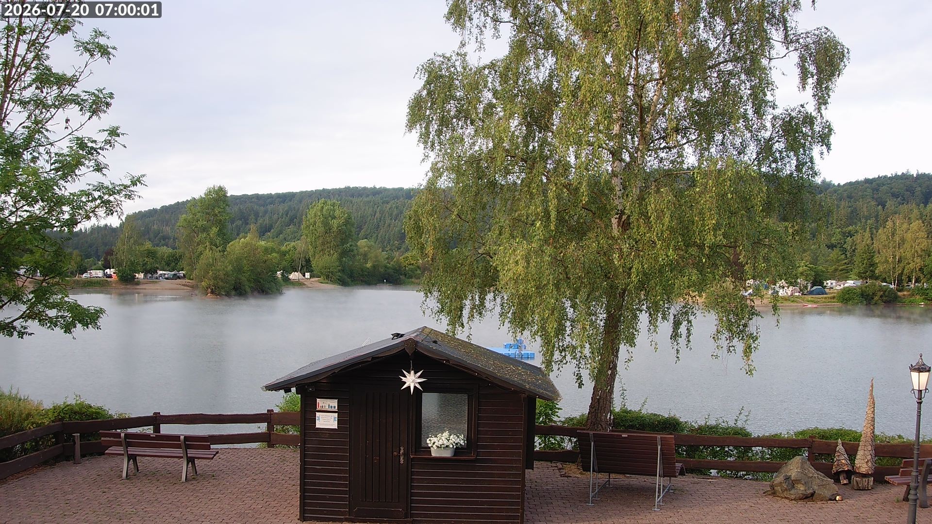 Archiv Foto Webcam Edersee: Campingpark Teichmann