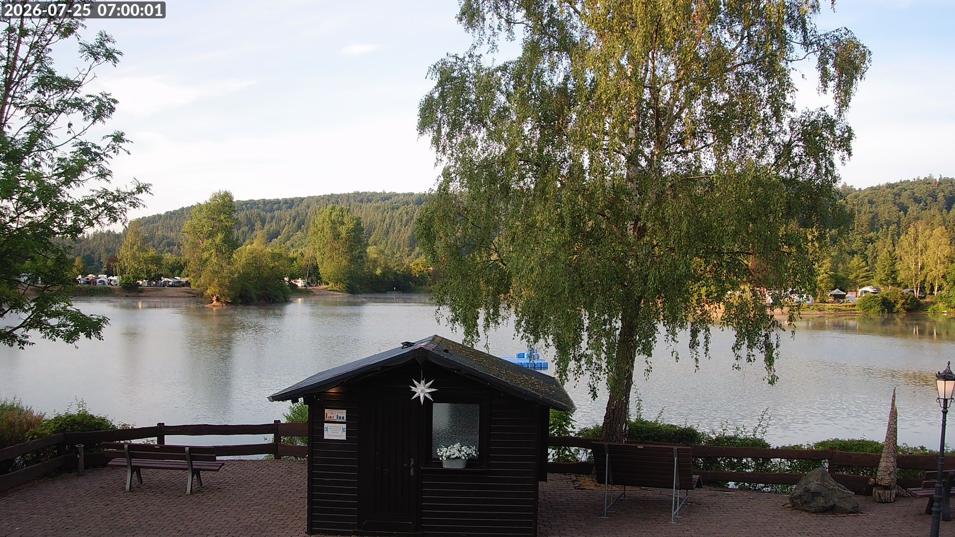 Archiv Foto Webcam Edersee: Campingpark Teichmann