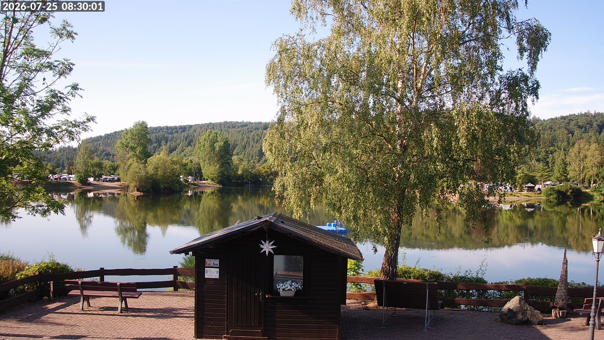 Archiv Foto Webcam Edersee: Campingpark Teichmann