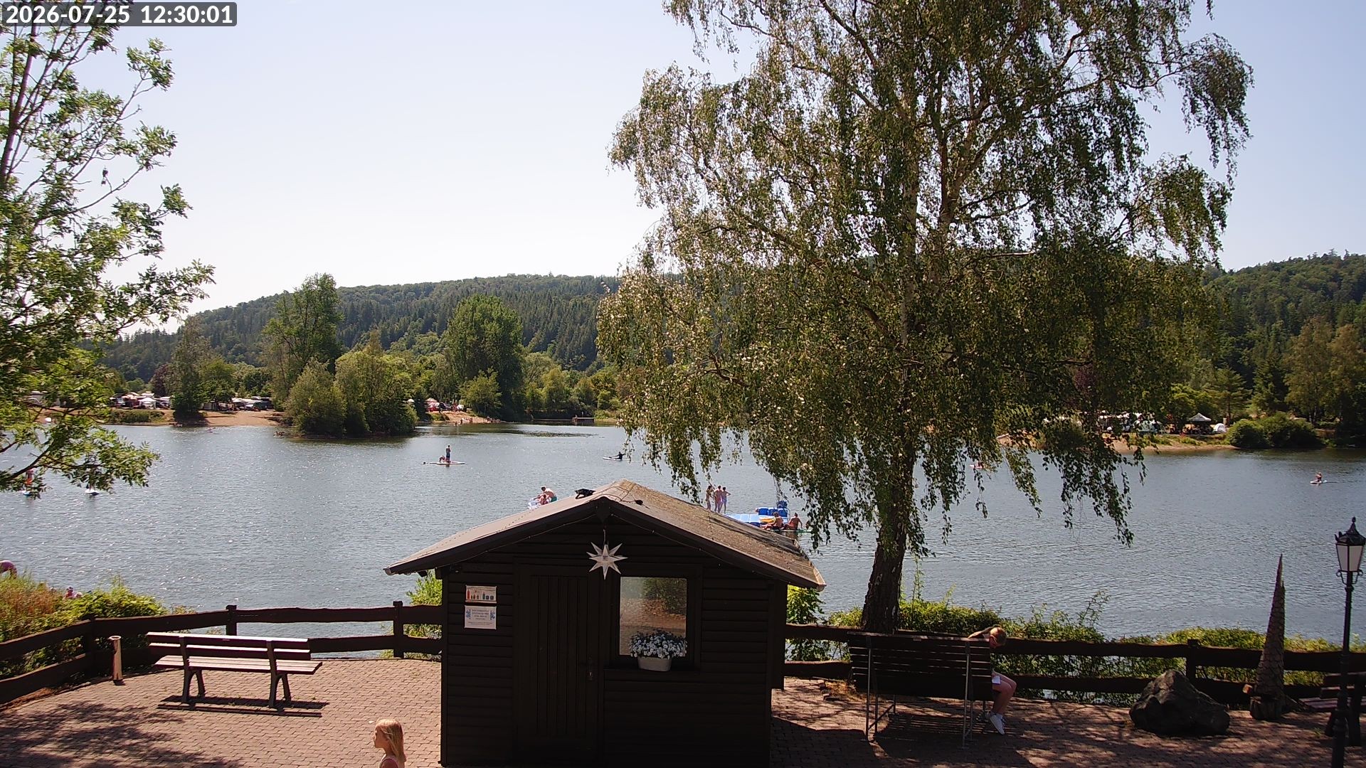 Archiv Foto Webcam Edersee: Campingpark Teichmann