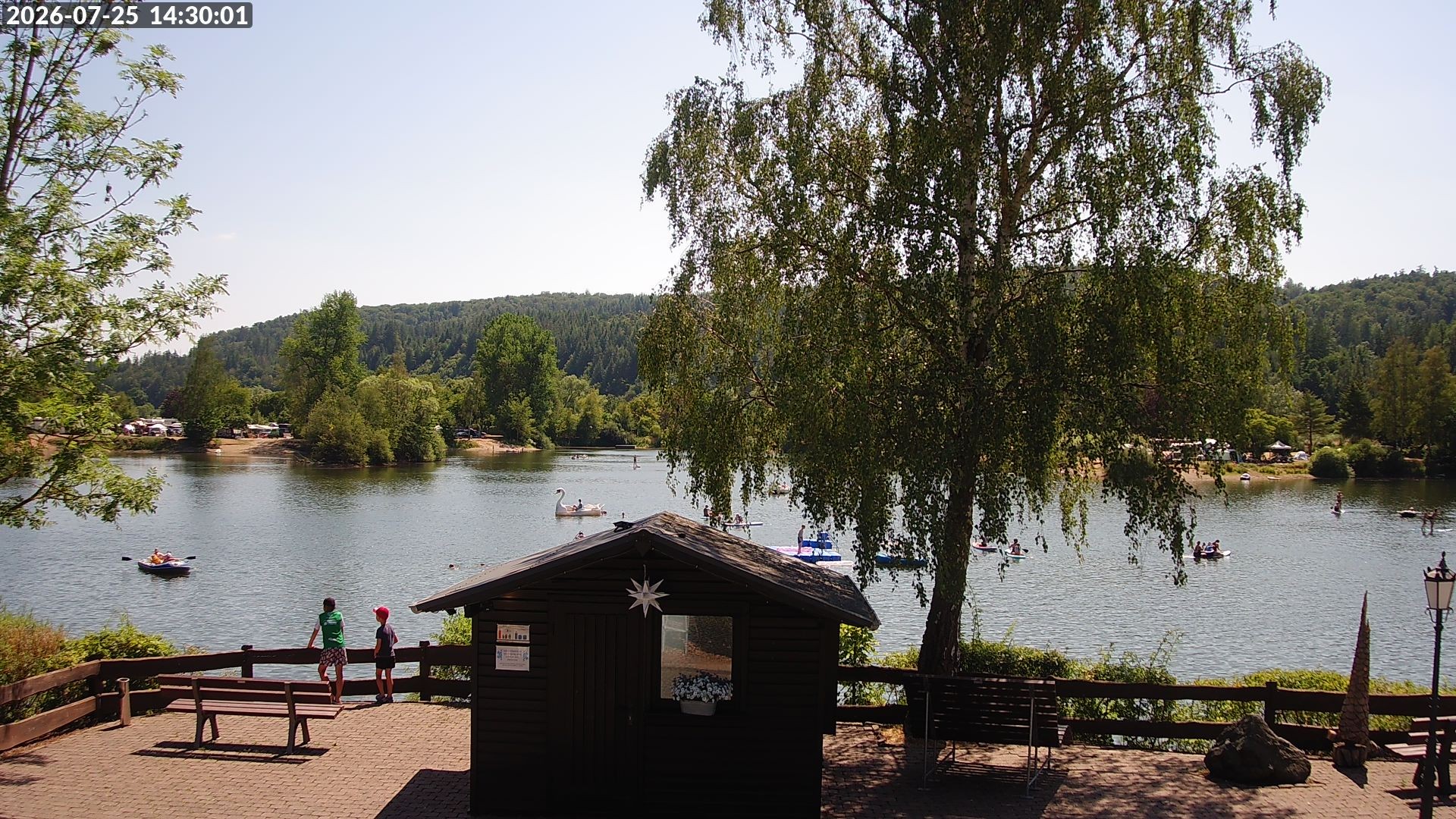 Archiv Foto Webcam Edersee: Campingpark Teichmann
