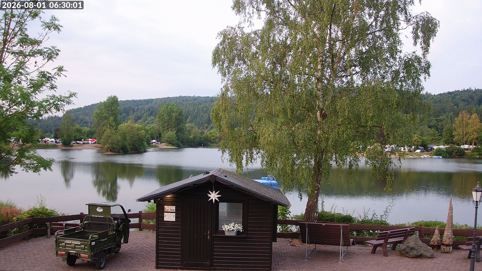 Archiv Foto Webcam Edersee: Campingpark Teichmann