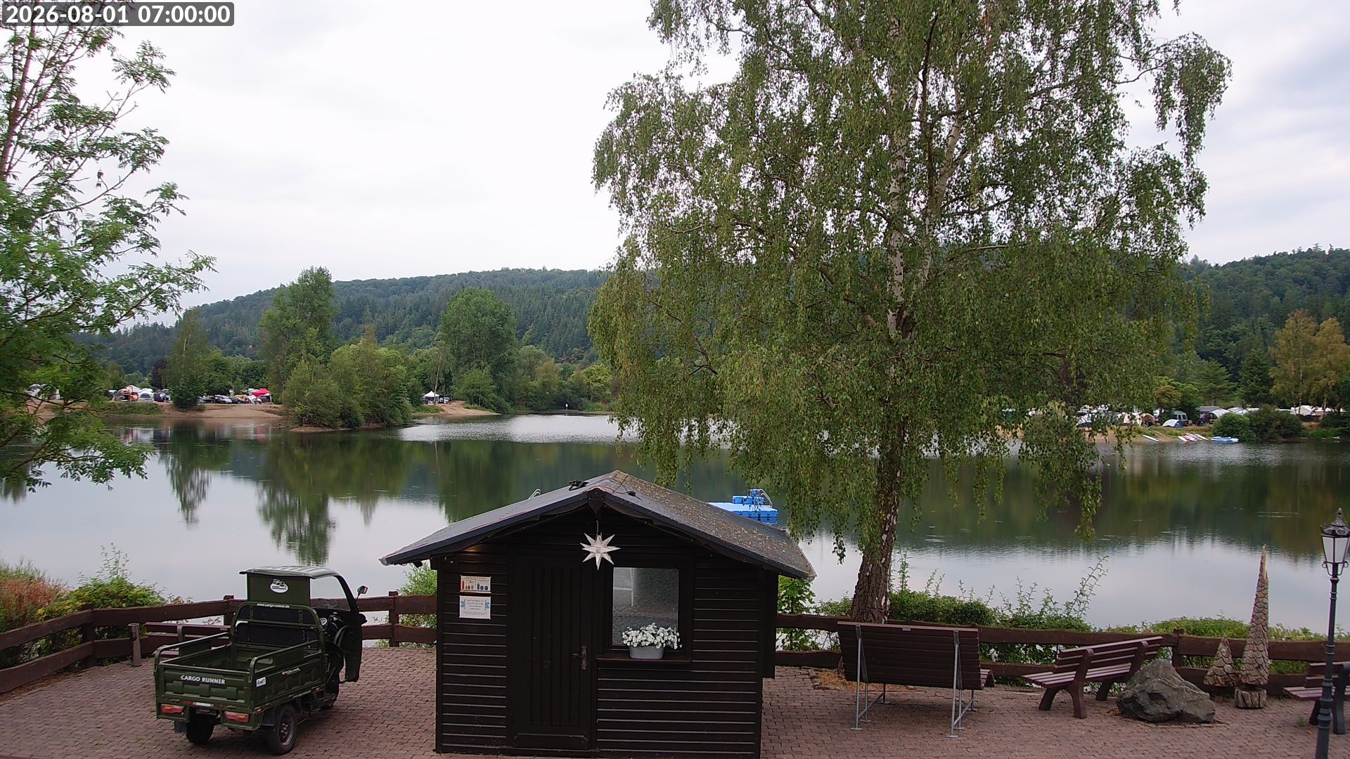Archiv Foto Webcam Edersee: Campingpark Teichmann