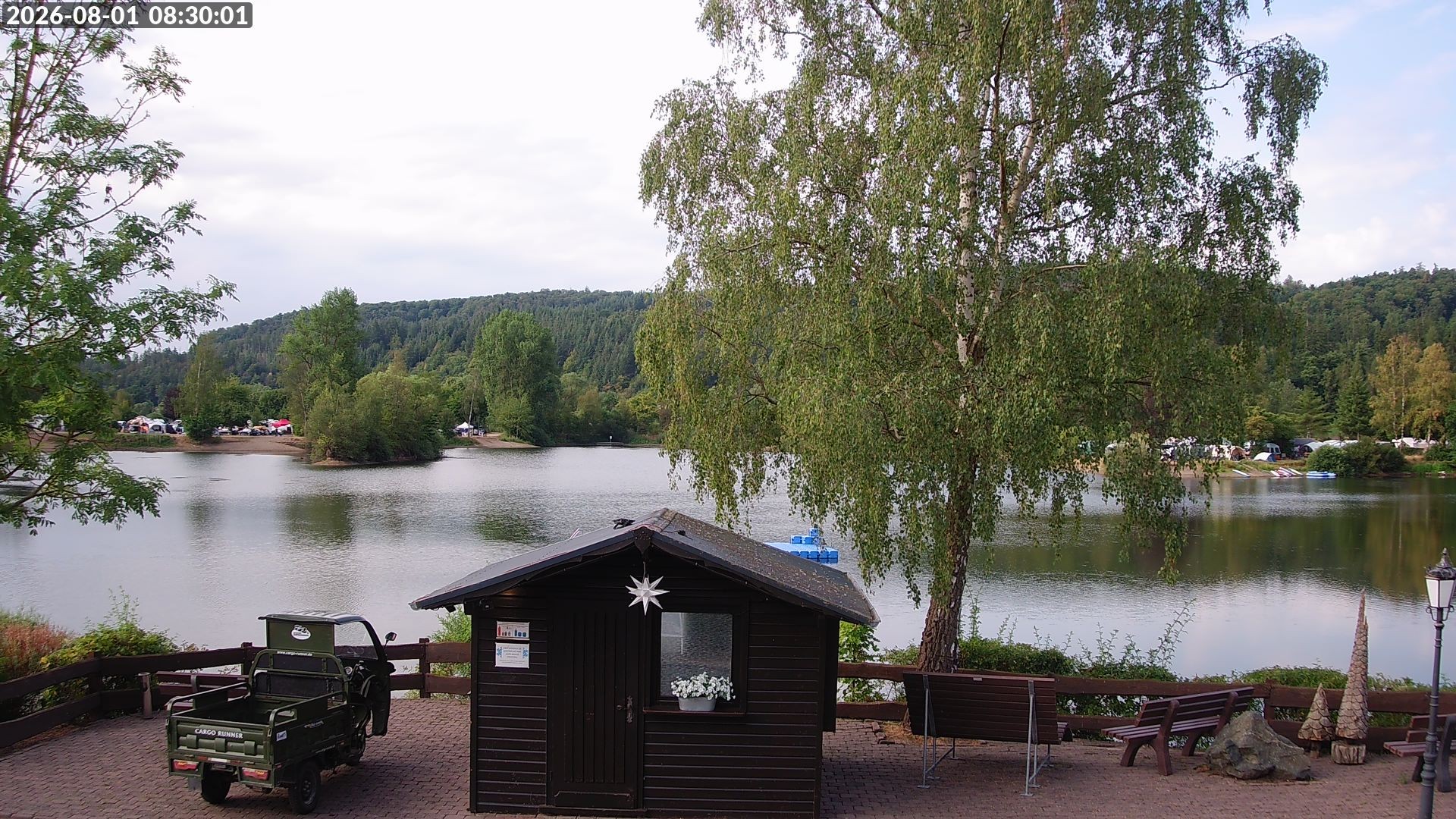 Archiv Foto Webcam Edersee: Campingpark Teichmann
