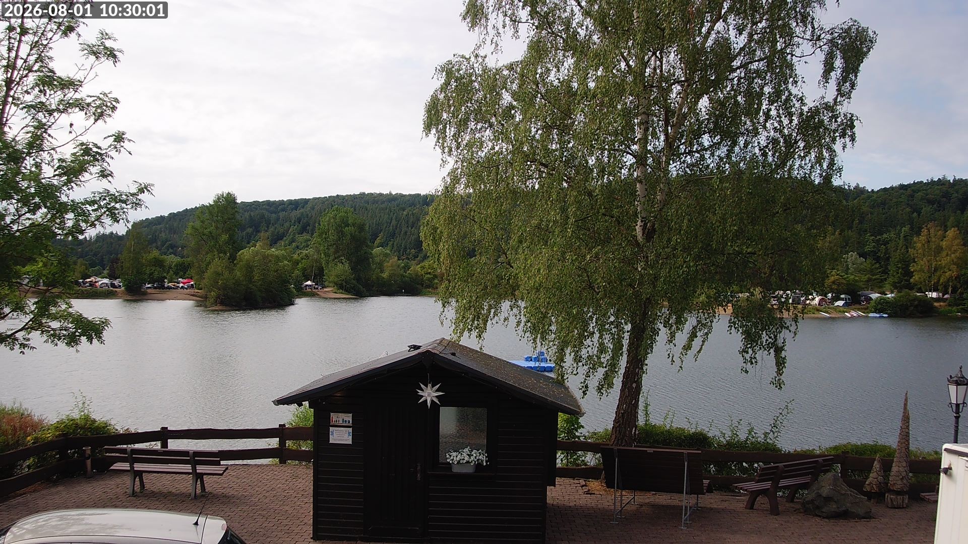 Archiv Foto Webcam Edersee: Campingpark Teichmann