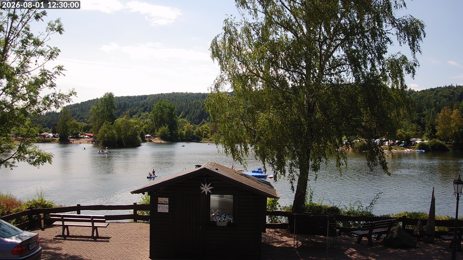 Archiv Foto Webcam Edersee: Campingpark Teichmann