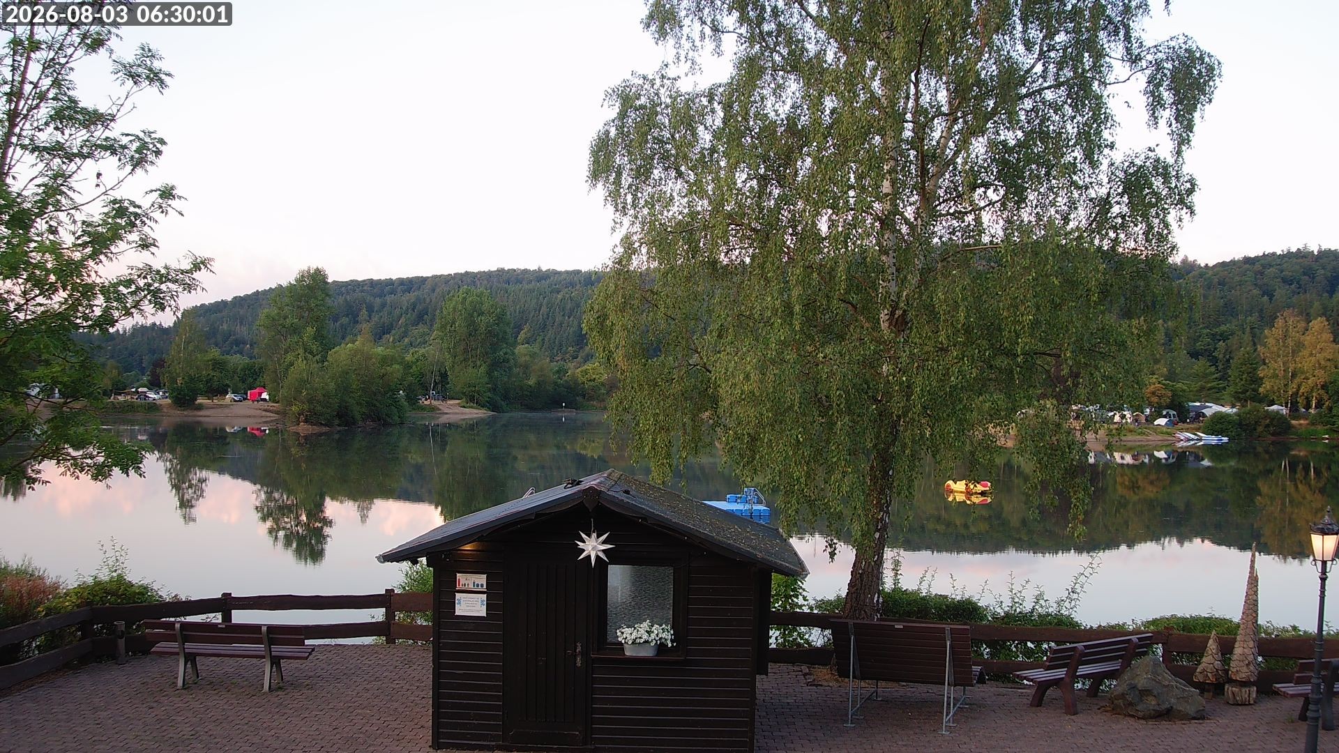 Archiv Foto Webcam Edersee: Campingpark Teichmann