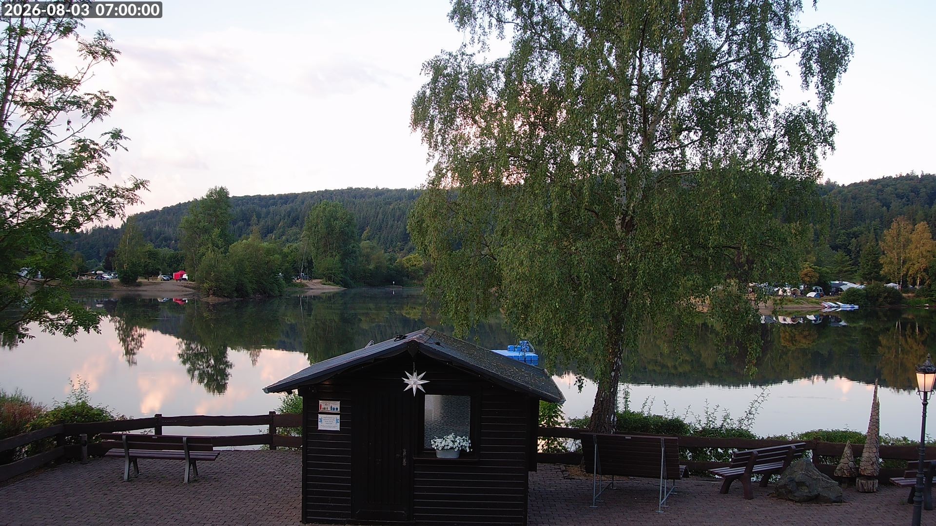 Archiv Foto Webcam Edersee: Campingpark Teichmann