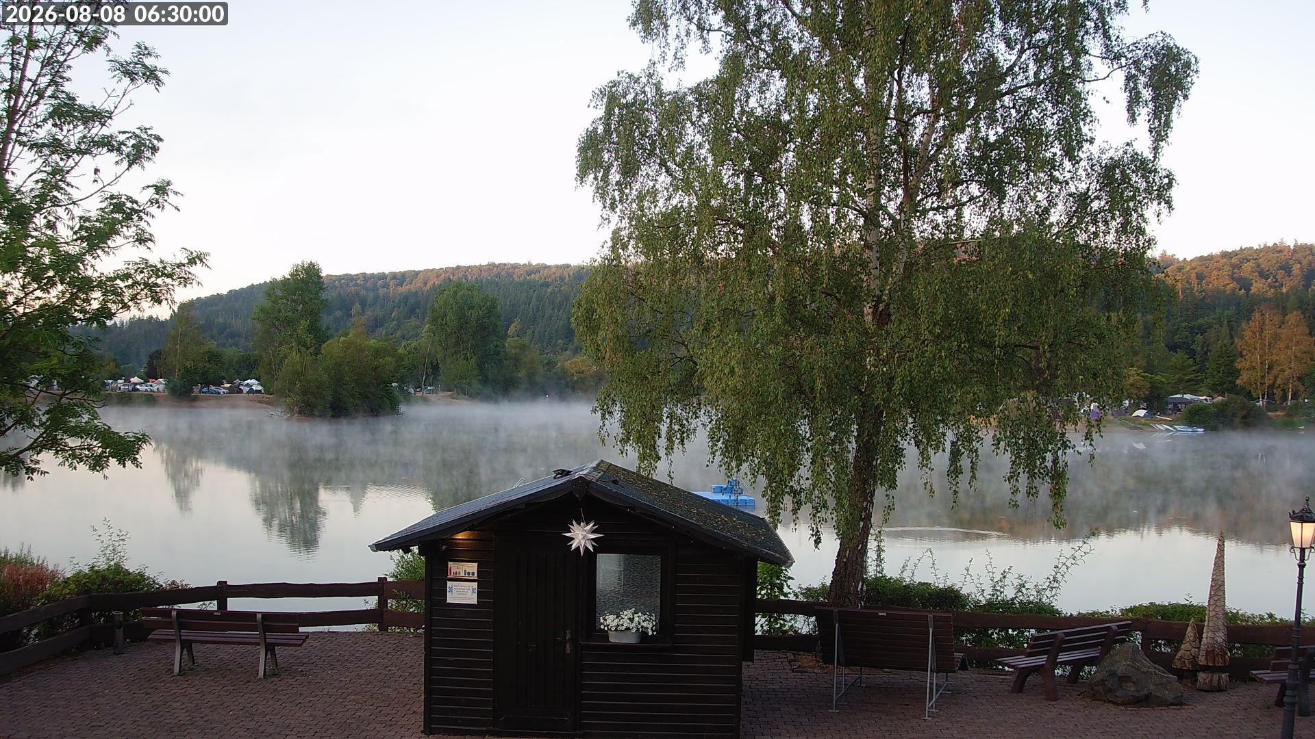 Archiv Foto Webcam Edersee: Campingpark Teichmann