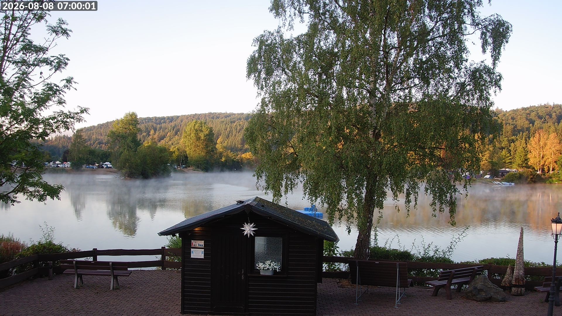 Archiv Foto Webcam Edersee: Campingpark Teichmann