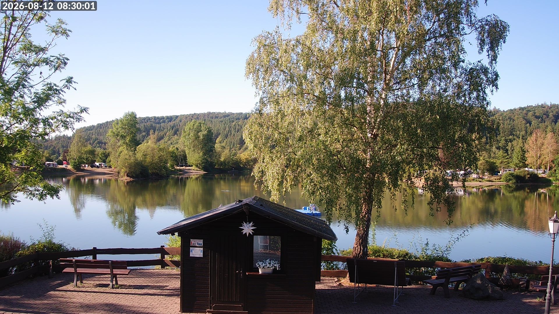 Archiv Foto Webcam Edersee: Campingpark Teichmann
