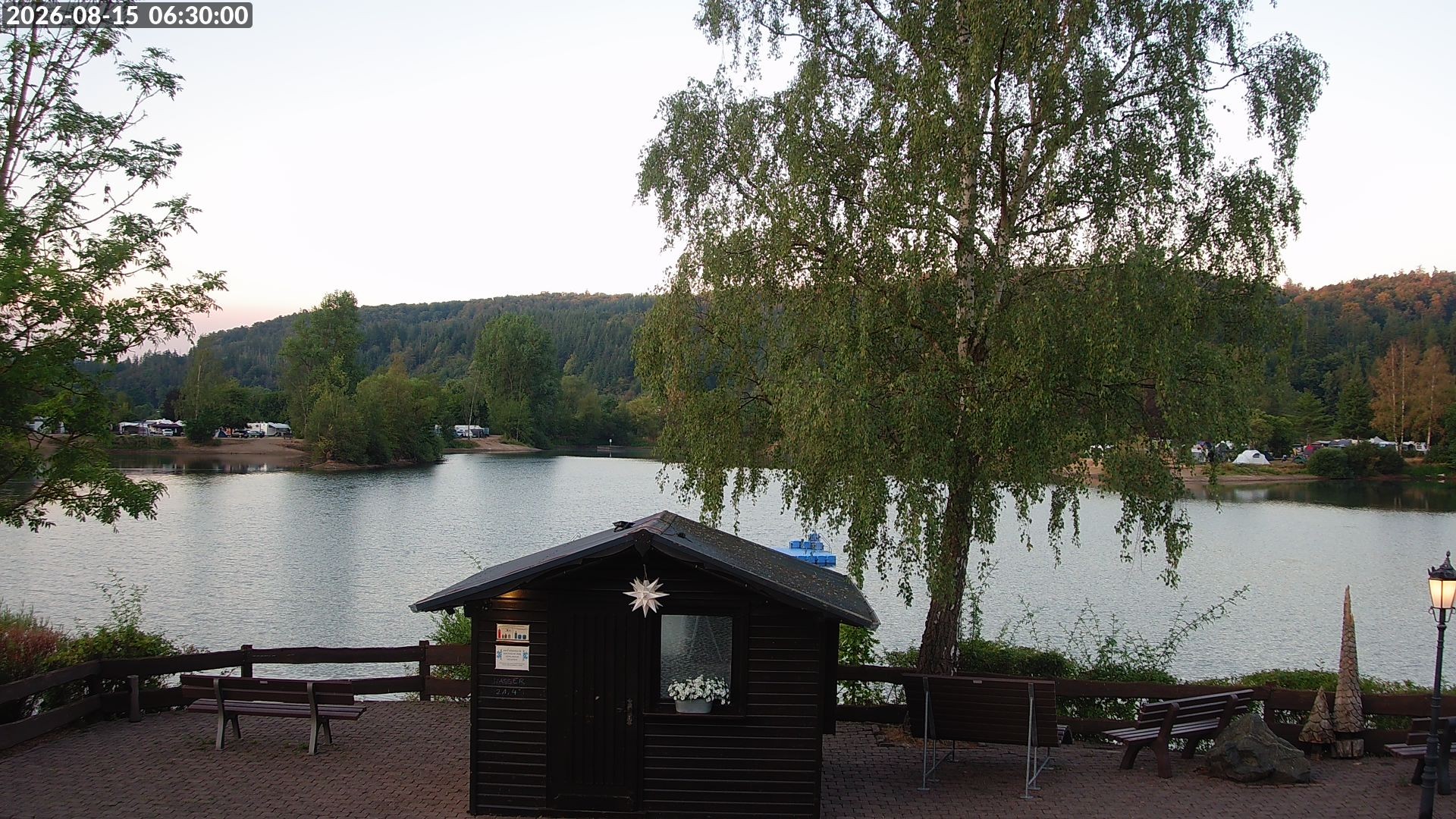 Archiv Foto Webcam Edersee: Campingpark Teichmann