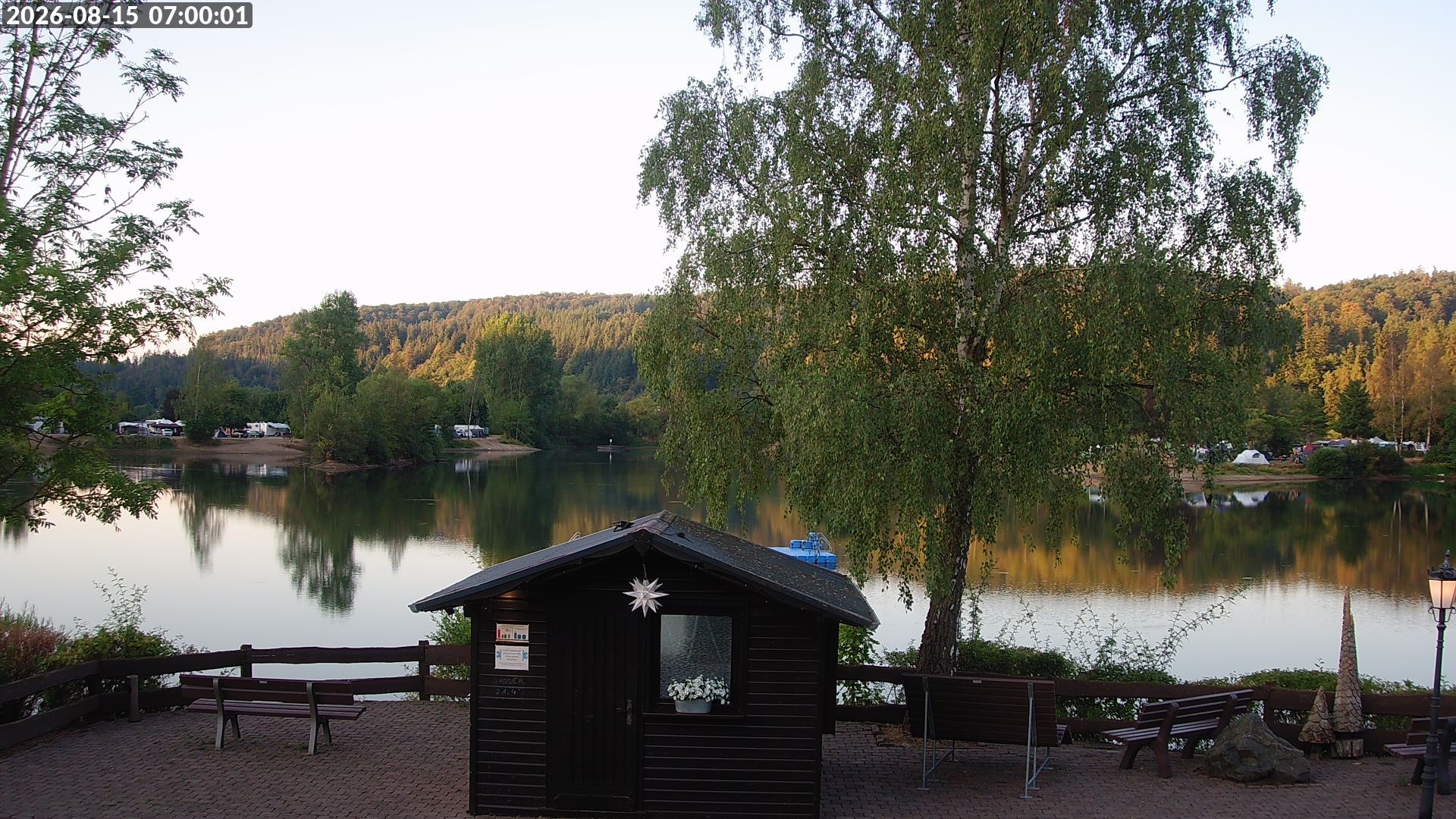 Archiv Foto Webcam Edersee: Campingpark Teichmann