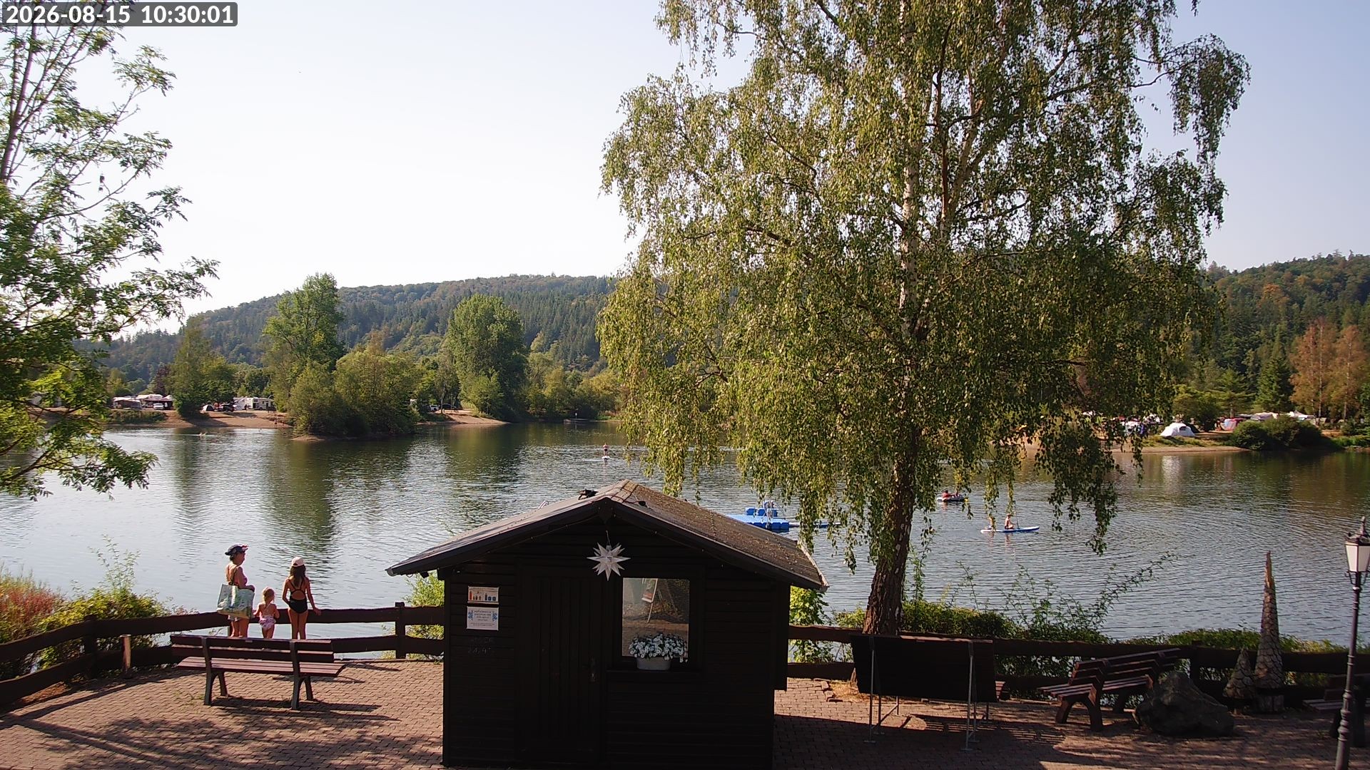 Archiv Foto Webcam Edersee: Campingpark Teichmann