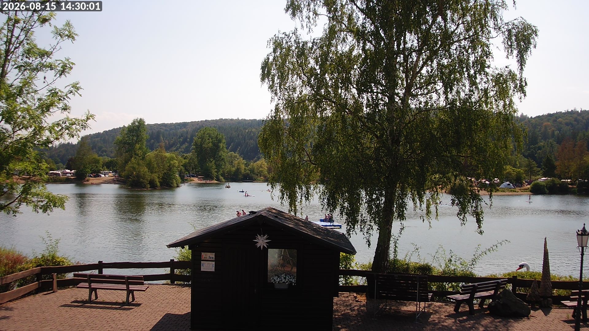Archiv Foto Webcam Edersee: Campingpark Teichmann