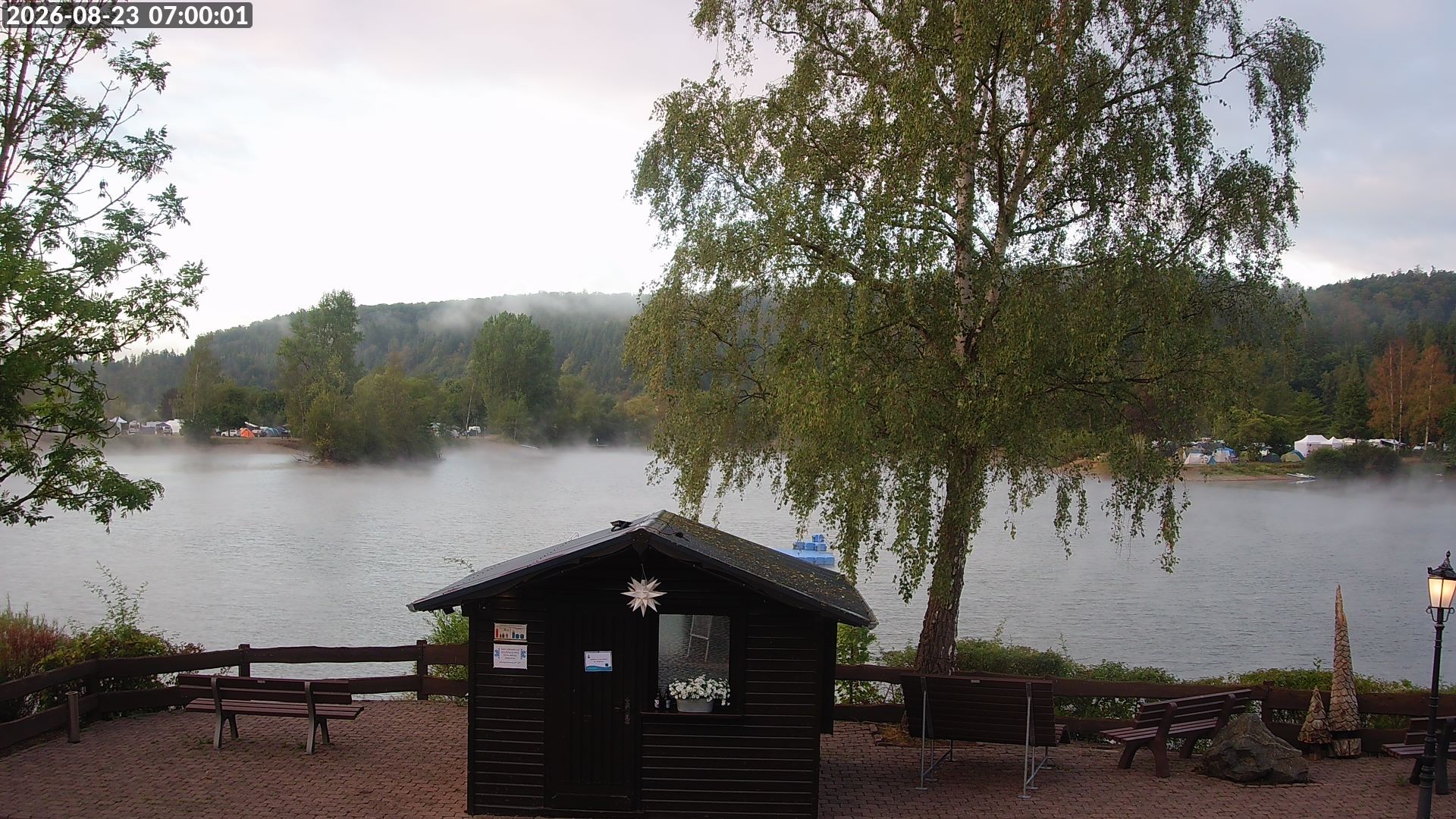 Archiv Foto Webcam Edersee: Campingpark Teichmann