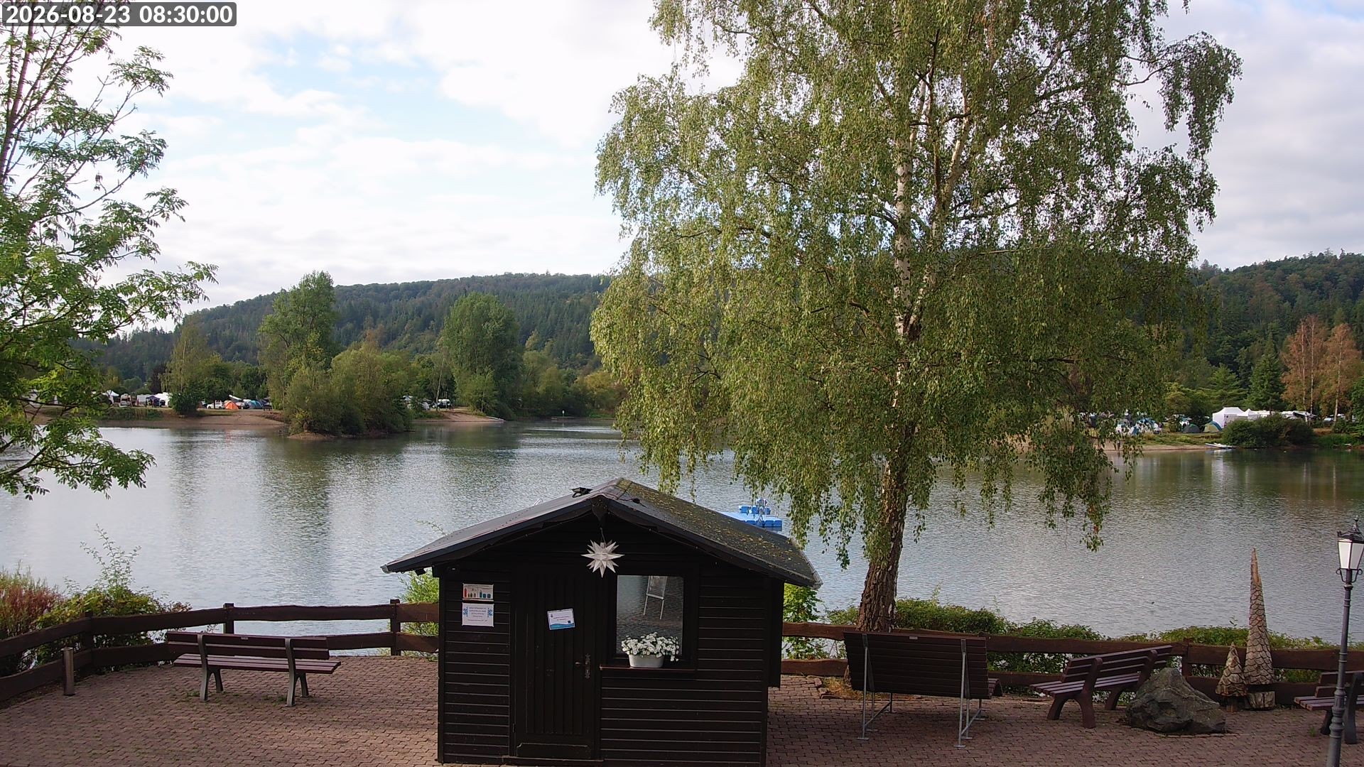 Archiv Foto Webcam Edersee: Campingpark Teichmann