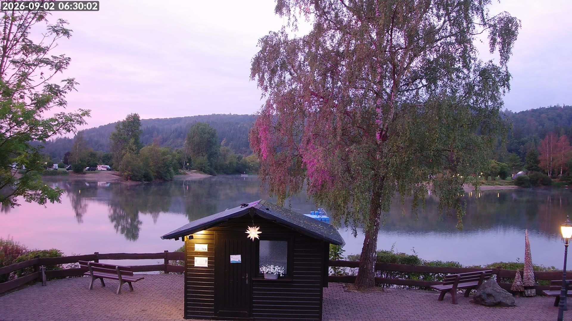 Archiv Foto Webcam Edersee: Campingpark Teichmann