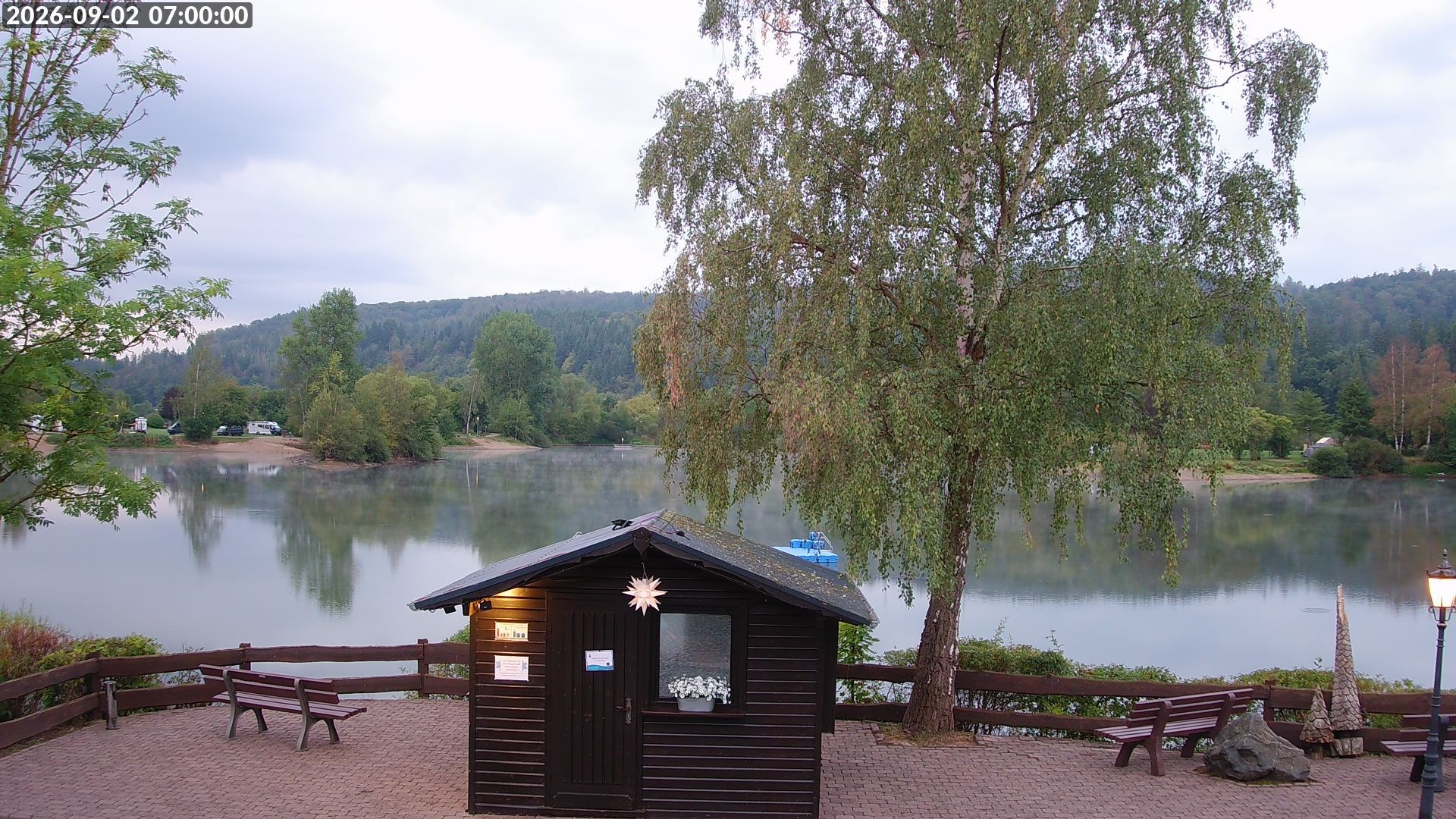 Archiv Foto Webcam Edersee: Campingpark Teichmann