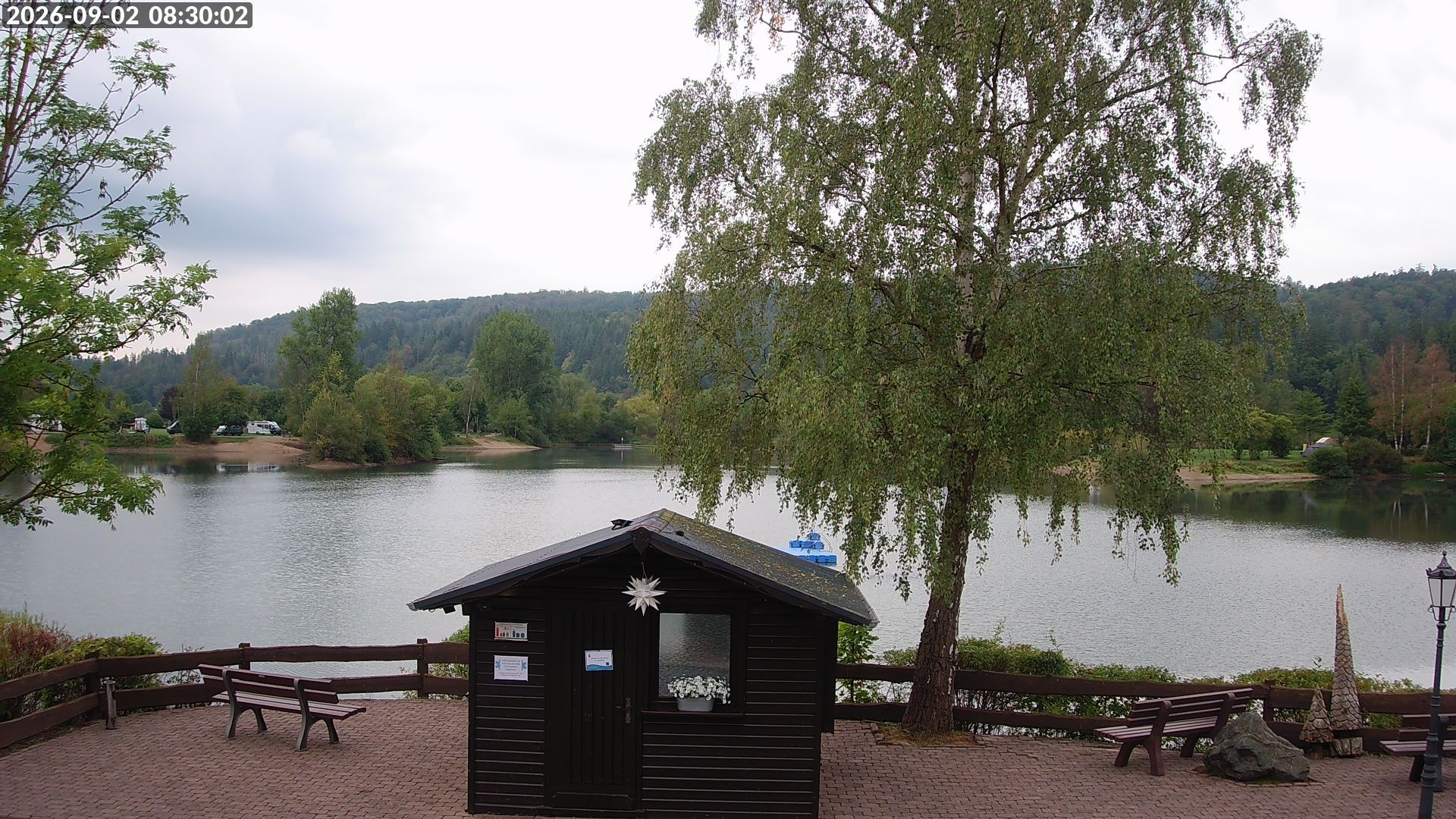 Archiv Foto Webcam Edersee: Campingpark Teichmann