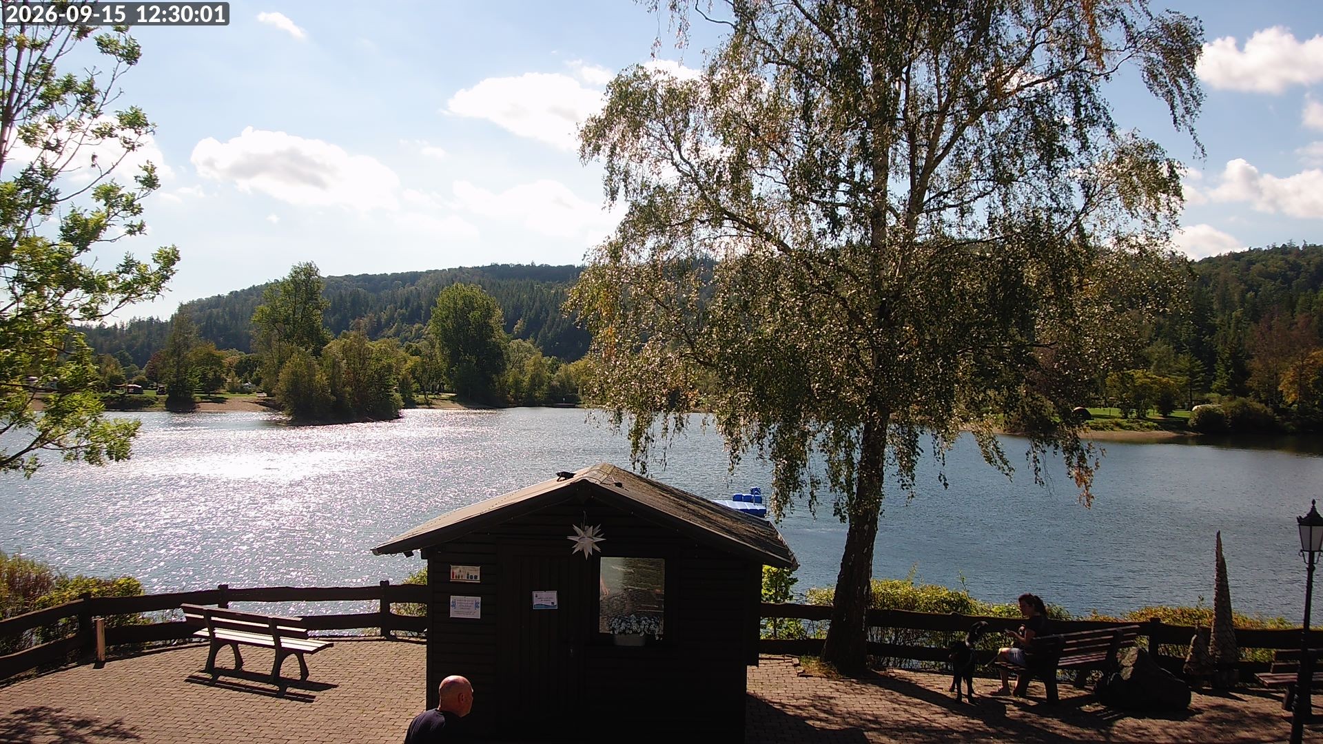 Archiv Foto Webcam Edersee: Campingpark Teichmann