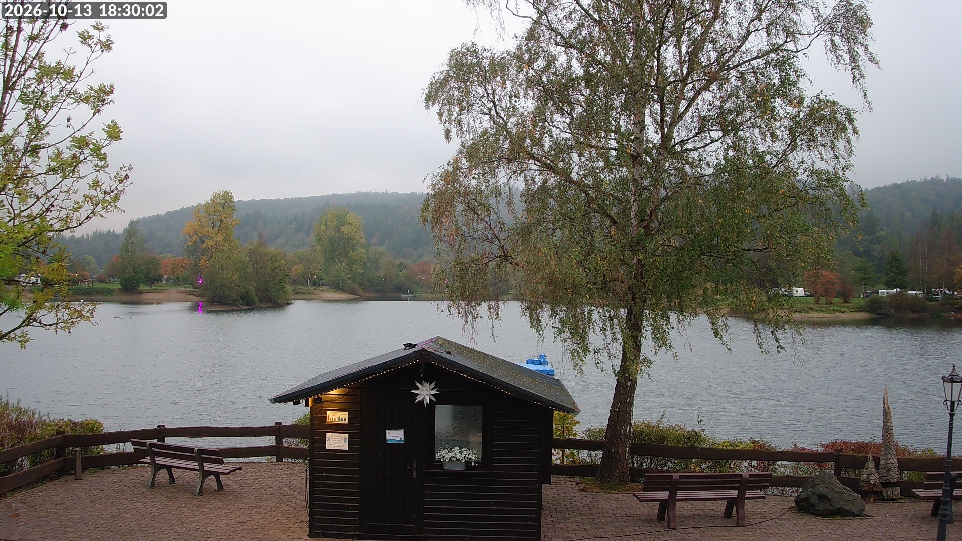 Archiv Foto Webcam Edersee: Campingpark Teichmann