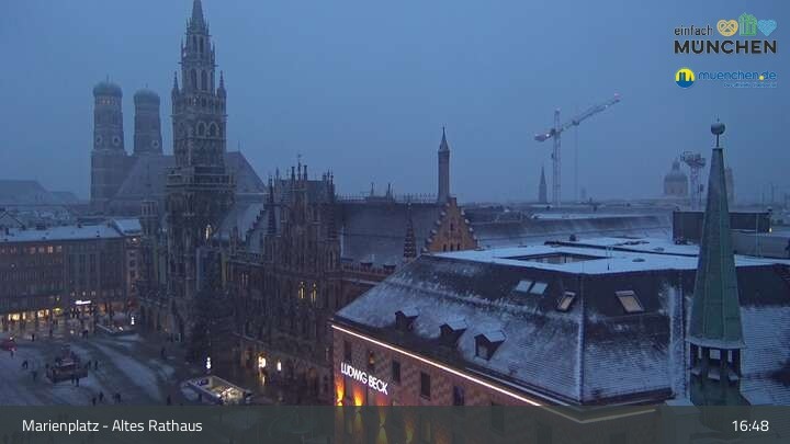 Archived image Webcam Marienplatz Munich, Bavaria