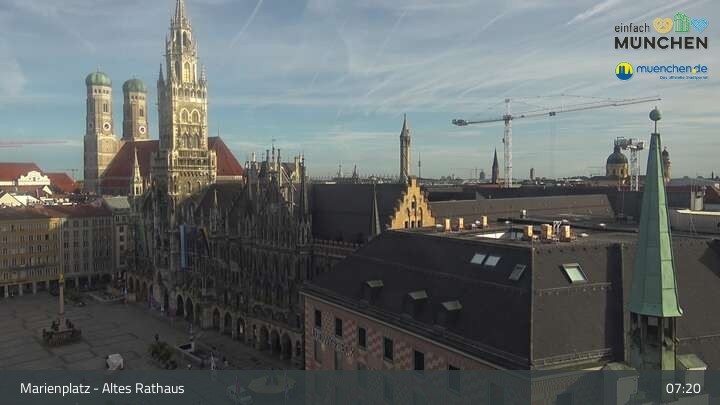 Archived image Webcam Marienplatz Munich, Bavaria