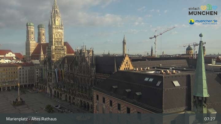 Archived image Webcam Marienplatz Munich, Bavaria