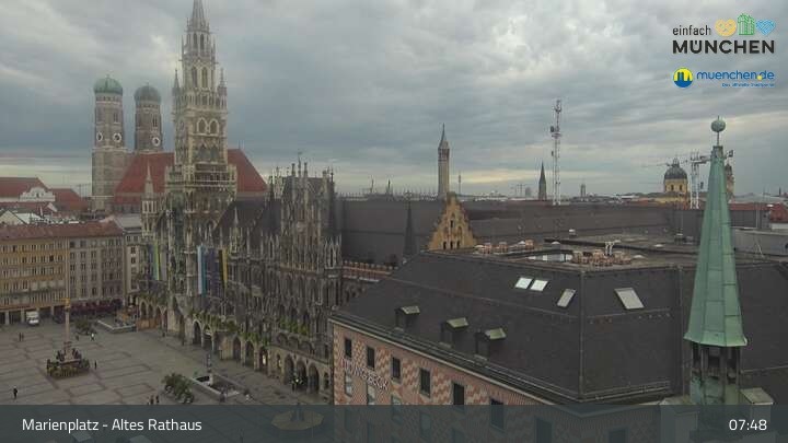Archived image Webcam Marienplatz Munich, Bavaria