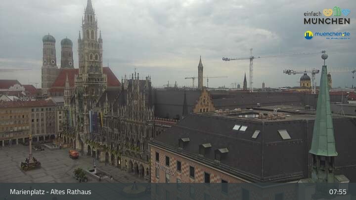 Archived image Webcam Marienplatz Munich, Bavaria