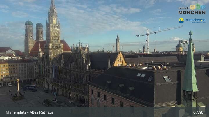 Archived image Webcam Marienplatz Munich, Bavaria