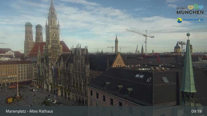 Archived image Webcam Marienplatz Munich, Bavaria