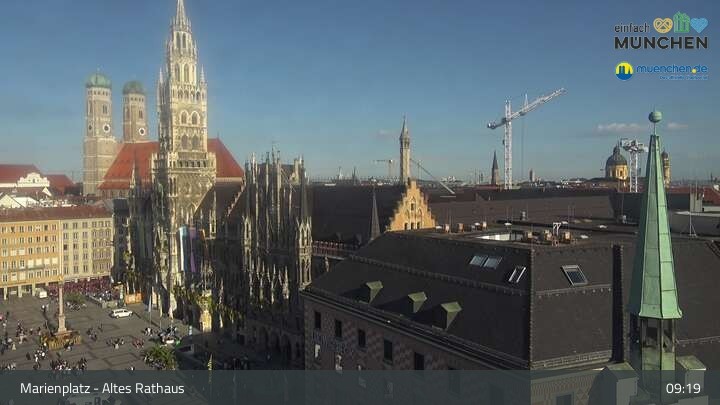 Archived image Webcam Marienplatz Munich, Bavaria
