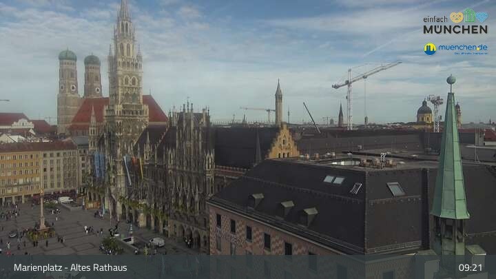 Archived image Webcam Marienplatz Munich, Bavaria