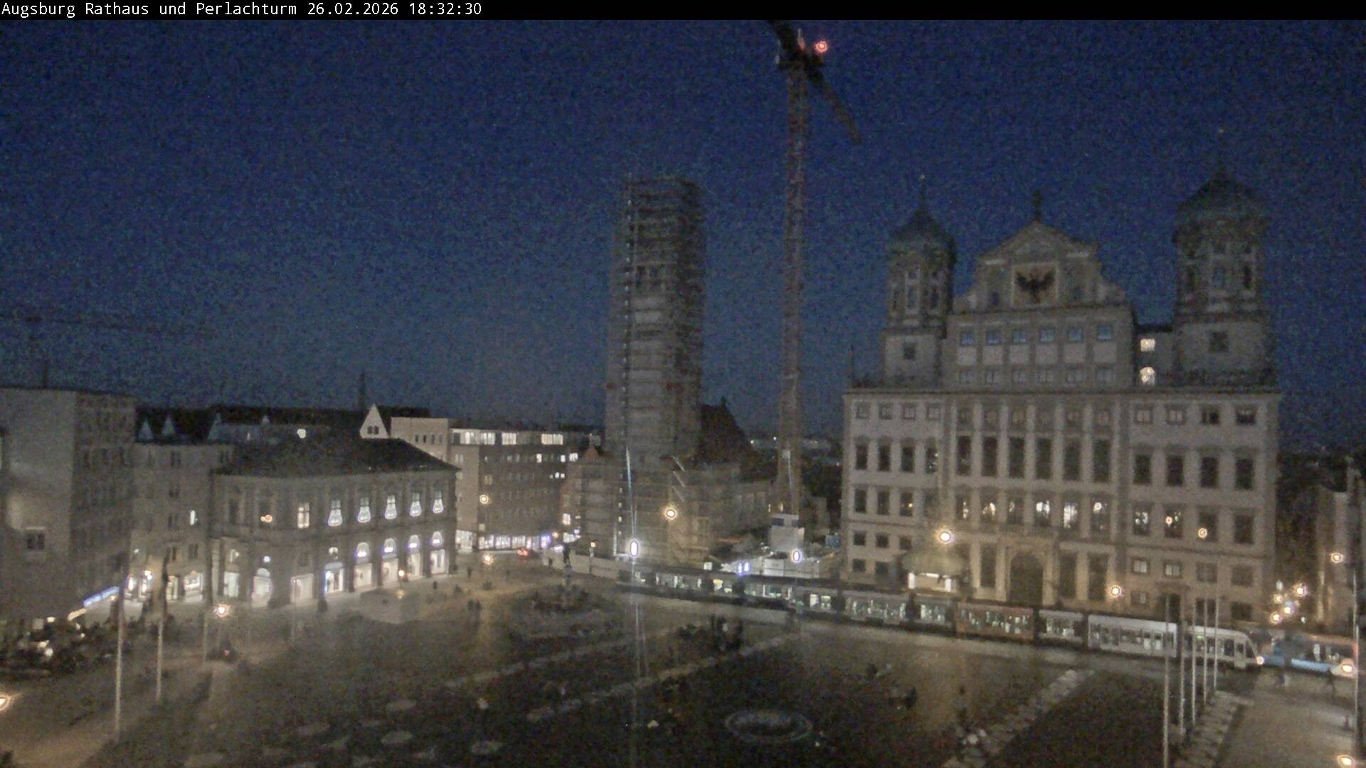 Archived image Webcam Rathausplatz in Augsburg, Bavaria