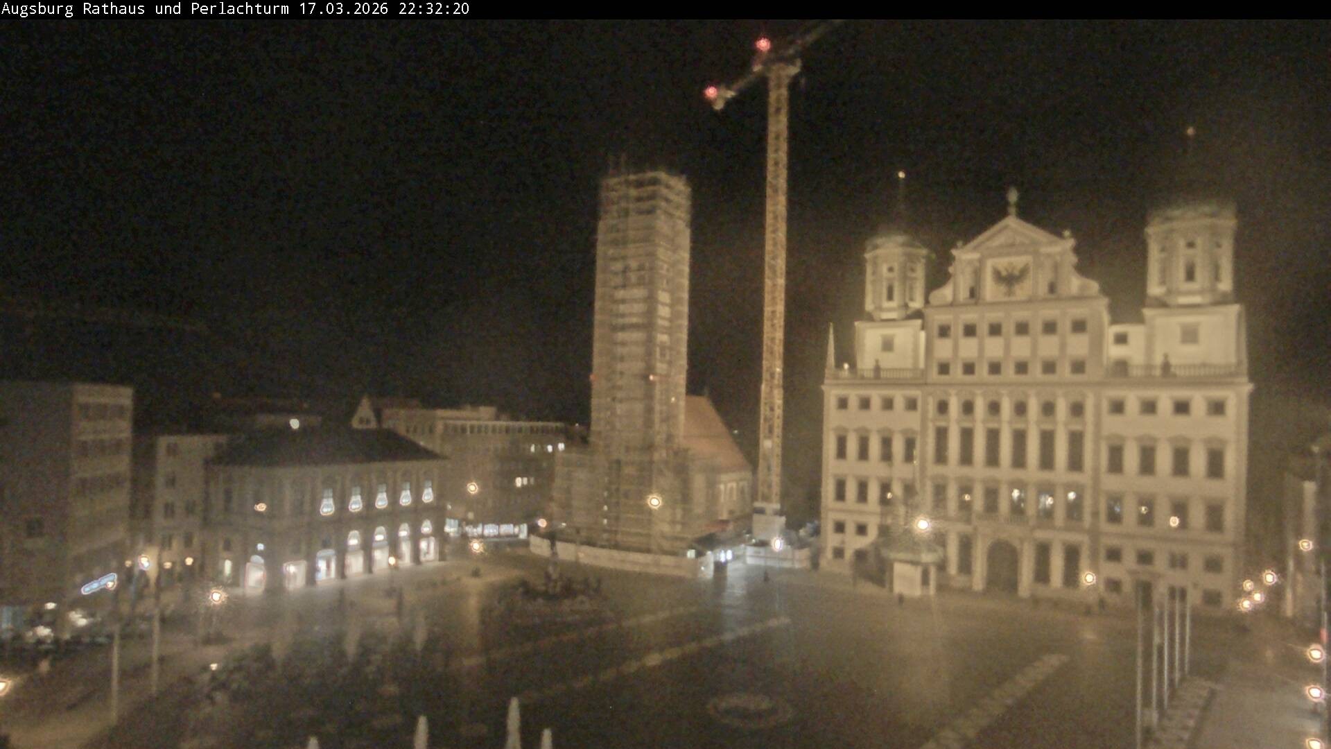 Archived image Webcam Rathausplatz in Augsburg, Bavaria