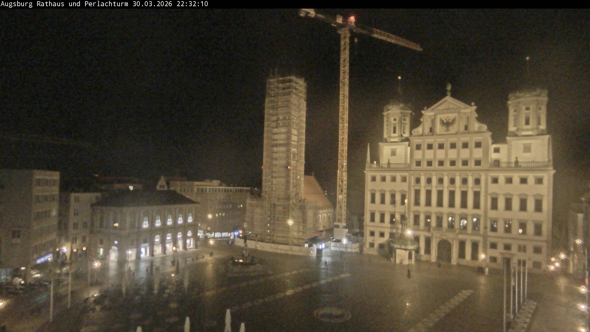 Archived image Webcam Rathausplatz in Augsburg, Bavaria