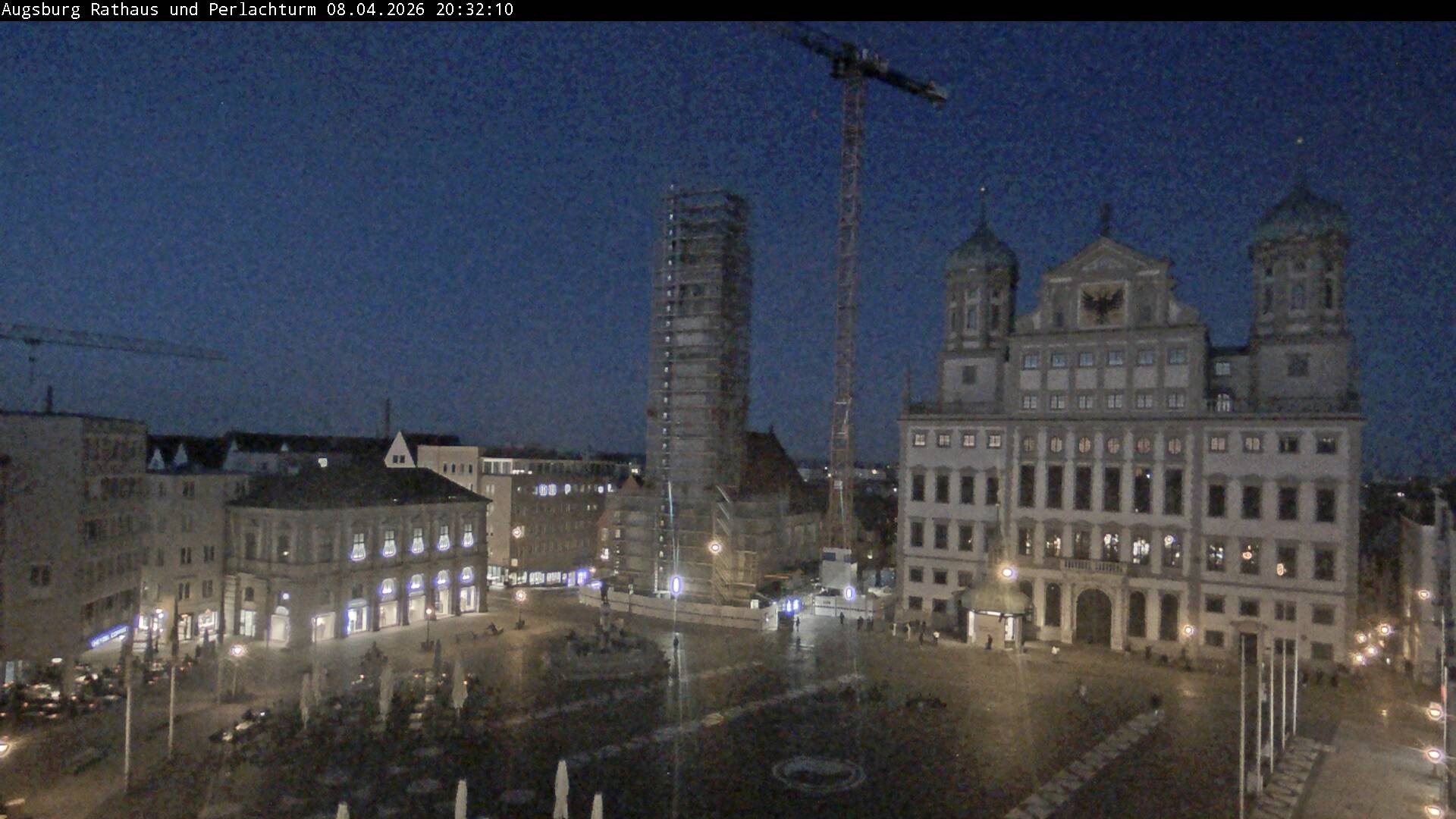 Archived image Webcam Rathausplatz in Augsburg, Bavaria