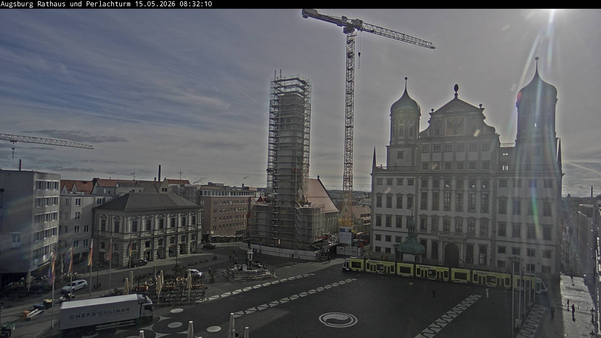Archived image Webcam Rathausplatz in Augsburg, Bavaria