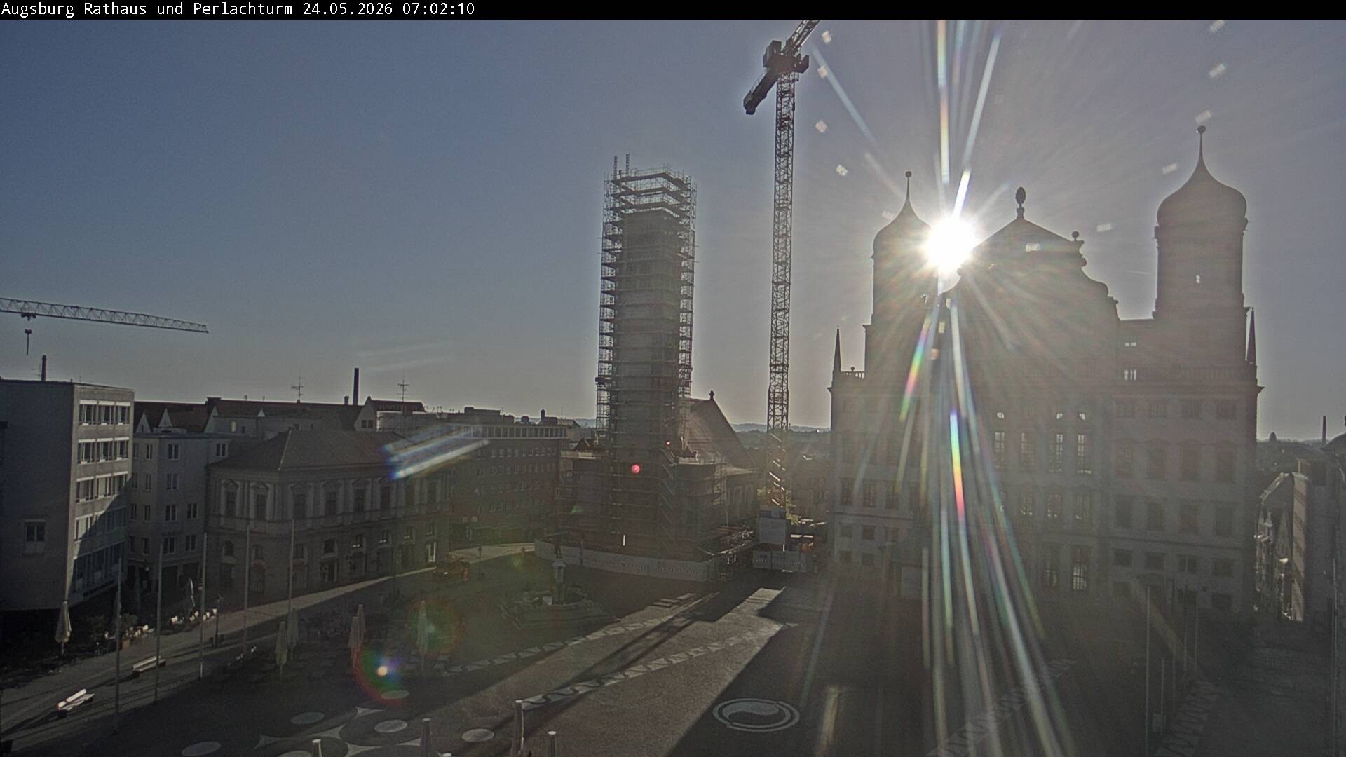 Archived image Webcam Rathausplatz in Augsburg, Bavaria