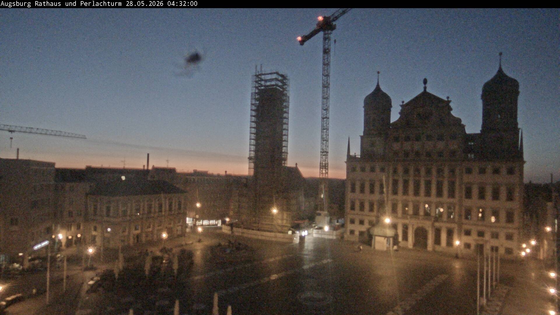 Archived image Webcam Rathausplatz in Augsburg, Bavaria