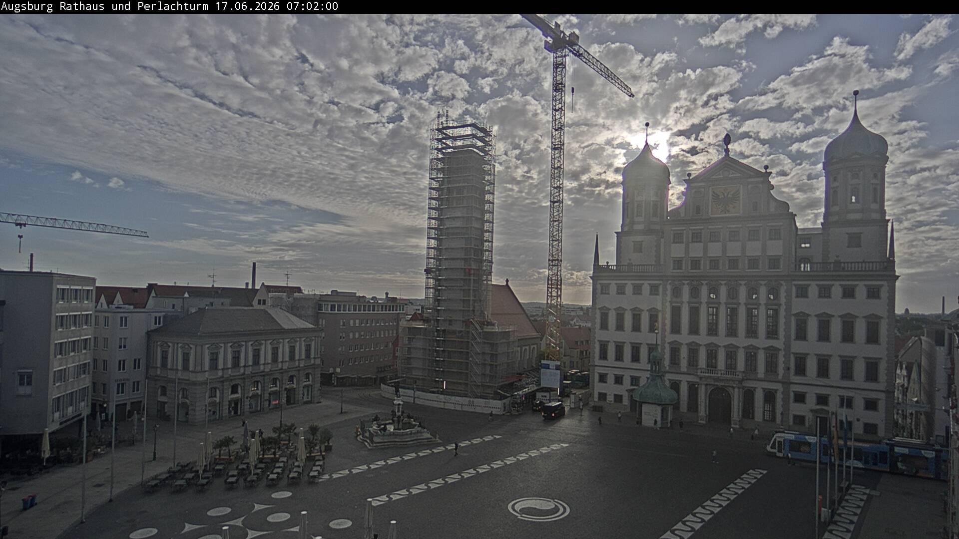 Archived image Webcam Rathausplatz in Augsburg, Bavaria