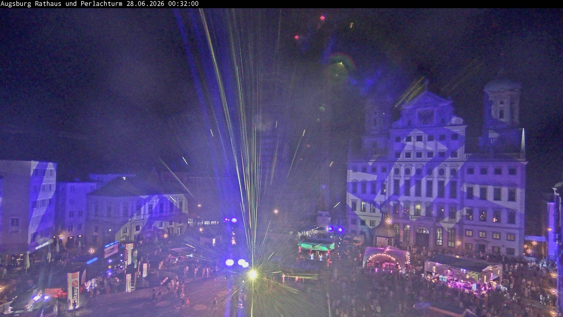 Archived image Webcam Rathausplatz in Augsburg, Bavaria