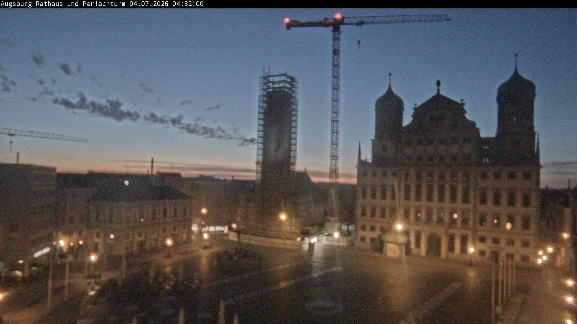Archived image Webcam Rathausplatz in Augsburg, Bavaria
