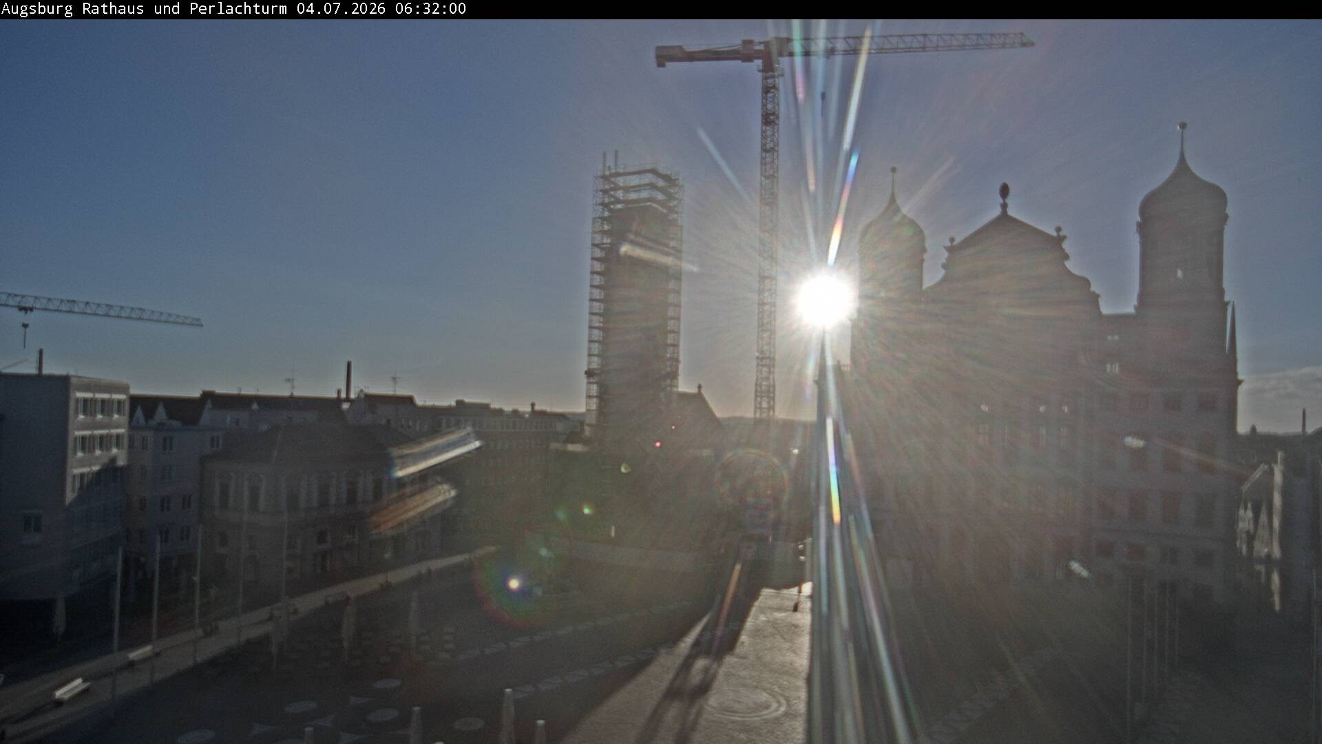 Archived image Webcam Rathausplatz in Augsburg, Bavaria
